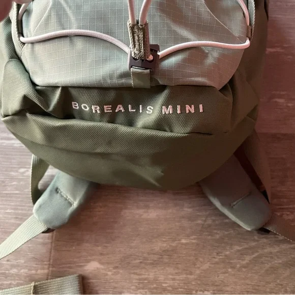 NWT The North Face Borealis Mini Backpack in Slate Moss/Bark Mist (sage green) m_69973a22149377f228b219c2.jpg main image 3